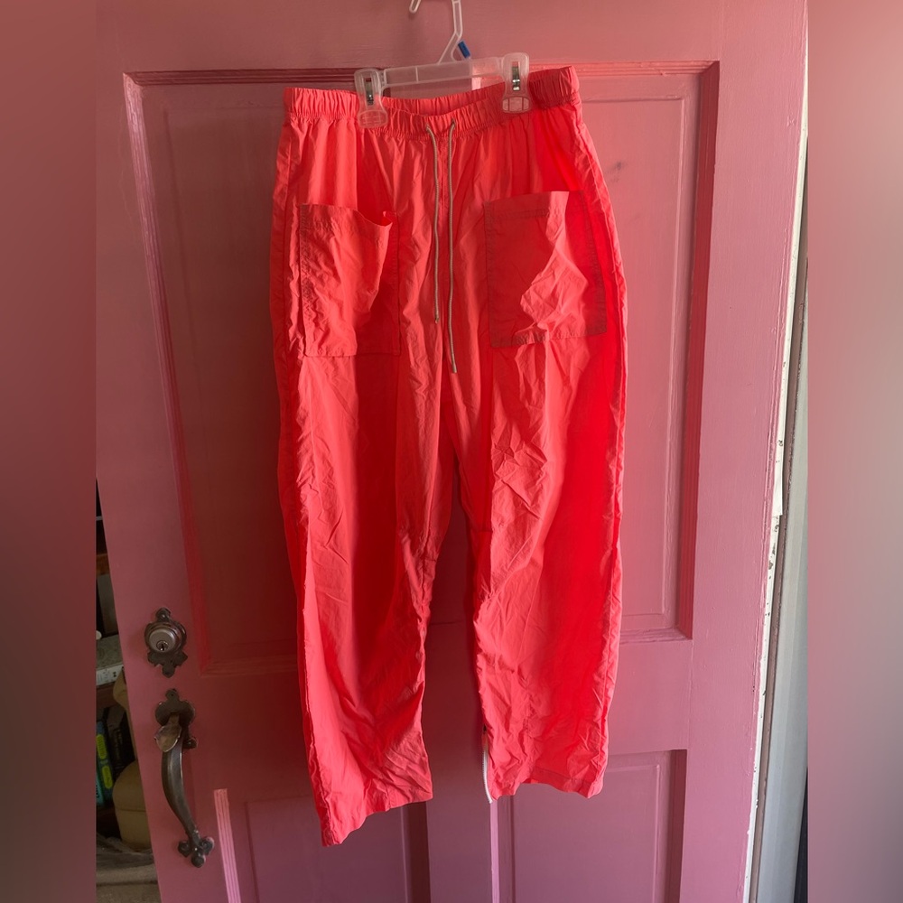 FP Movement by Free People Fly By Night Pants in Neon Coral Size S